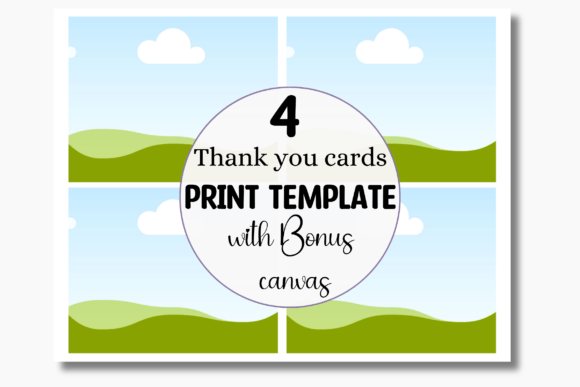 Download Thank You Cards Canva Print Template - Premium Resources